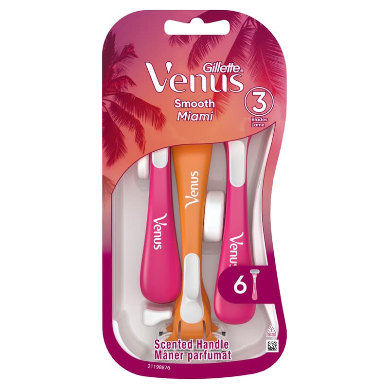 Gillette Venus Smooth Miami Eldobható Borotva