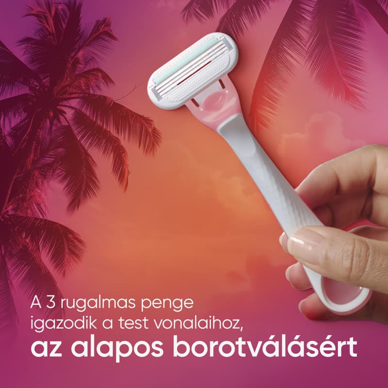 Gillette Venus Smooth Miami Eldobható Borotva