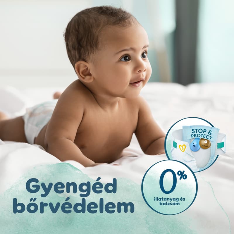 Pampers Harmonie New Baby Pelenka, Méret: 2 (4-8 kg) 32 db