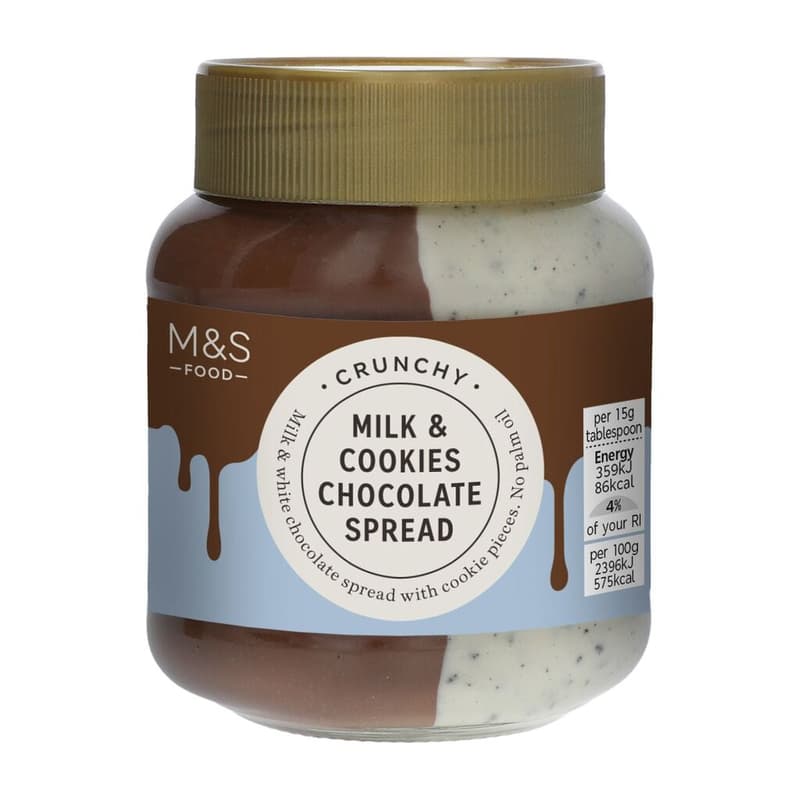 Marks & Spencer Food Milk & Cookies Chocolate Spread 400g