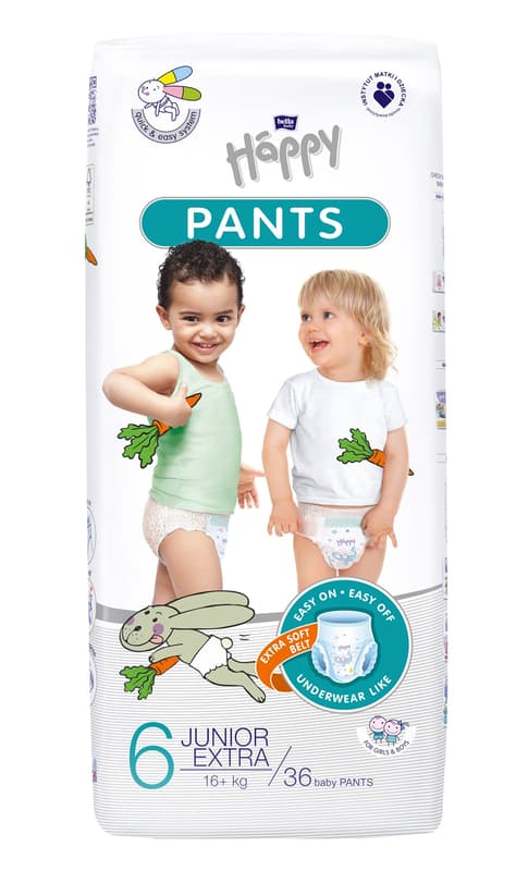 Bella Baby Happy Pants Junior Extra disposable diapers, size: 6, (16+kg)