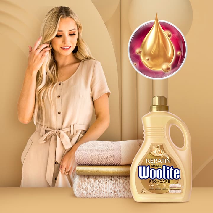 Woolite Keratin Therapy Pro-Care mosószer minden ruhatípushoz 2.7 liter