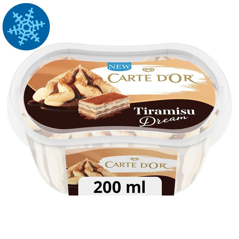 CARTE D'OR Mini Ice Cream Tiramisu 200ml