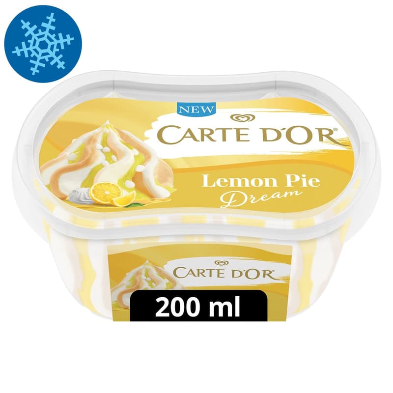 CARTE D'OR Mini Jégkrém Citromtorta 200ml
