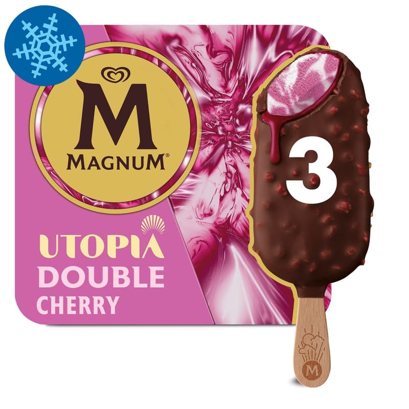 Magnum Multipack Jégkrém Dupla Meggy 3x85ml