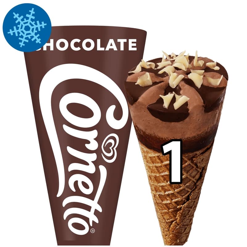 CORNETTO Funnel Ice Cream Chocolate 125ml