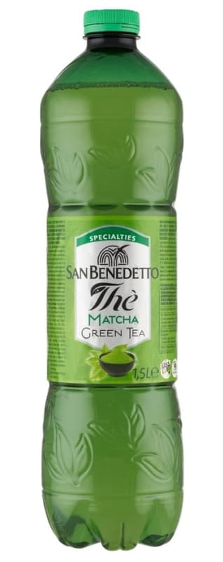 San Benedetto alkoholmentes matcha zöld tea ízű üdítőital cukorral és édesítőszerrel