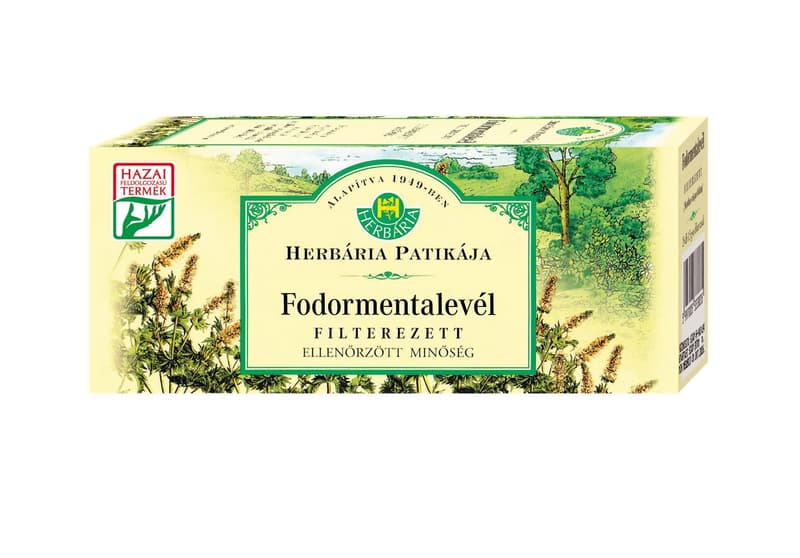 Herbária Fodormenta levél filterezett tea
