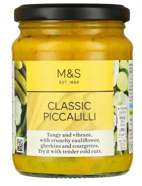Marks & Spencer Mustáros ecetes zöldség relish