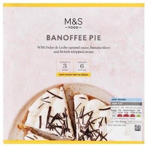 Marks & Spencer Food Banoffee Pie 470g