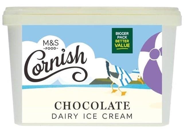 Marks & Spencer Fagylalt belga étcsokoládéval