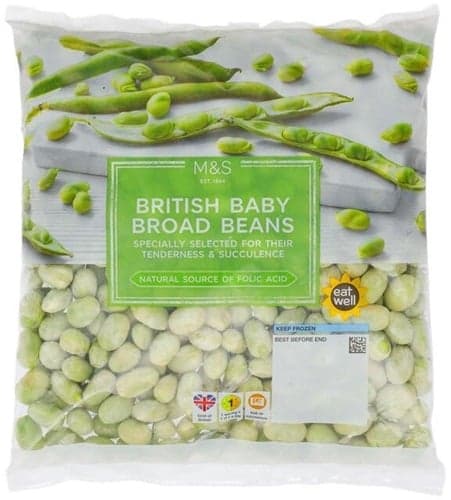 Marks & Spencer British Baby Broad Beans 500g