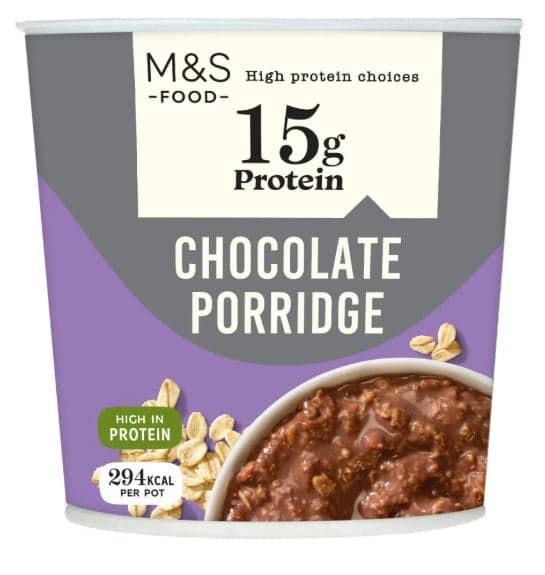 Marks & Spencer High protein CHOC PORRIDGE POT