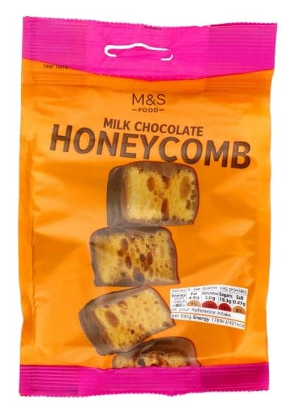 Marks & Spencer Food Milk Chocolate Honeycomb 120g