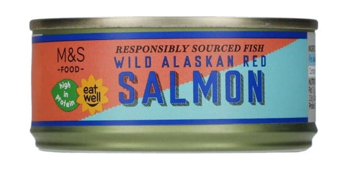 Marks & Spencer Food Wild Alaskan Red Salmon 105g