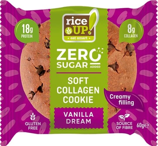 Rice UP Zero Cookies Kollagén, protein keksz Vanília ízű
