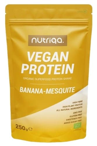 Nutriqa Organic Vegan Banana-Mesquite Protein Shake