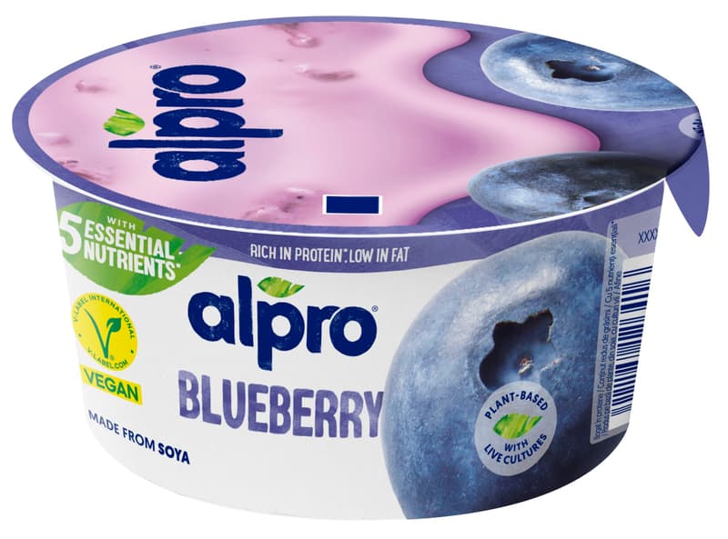 Alpro Blueberry Flavoured Plant Based Yogurt Alternative