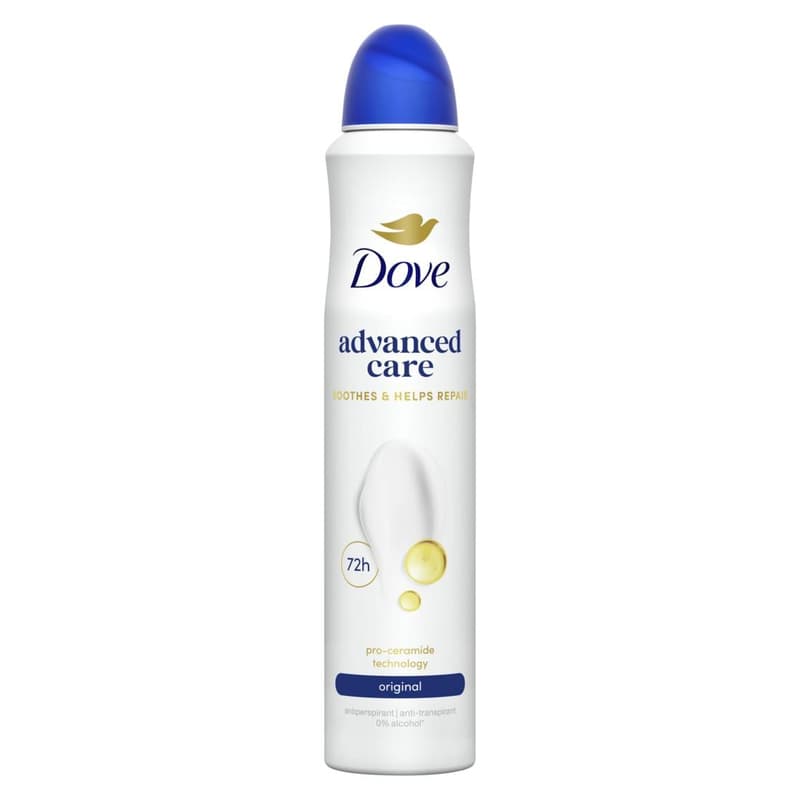 Dove Original női izzadásgátló dezodor, 200 ml