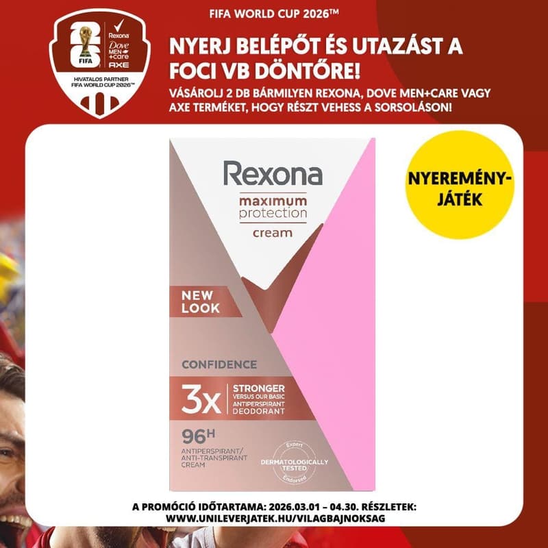 REXONA cream deo Max.pro Confidence