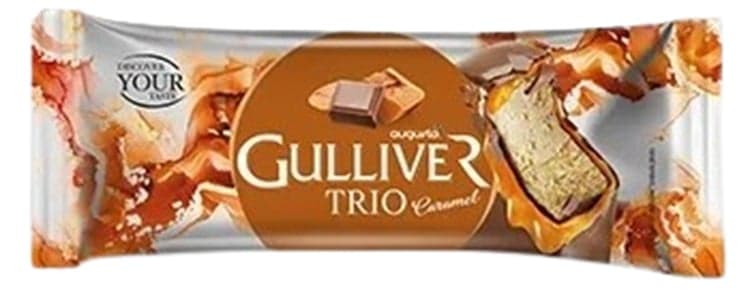 Gulliver Trio karamella-csokoládé jégkrém