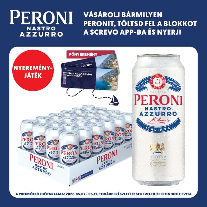 Peroni Nastro Azzurro Quality Lager Beer 5,0% 24 can
