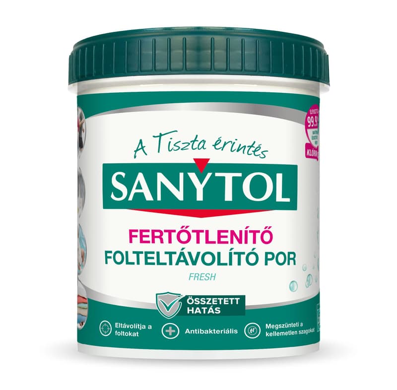 Sanytol fertőtlenítő folteltávolító por