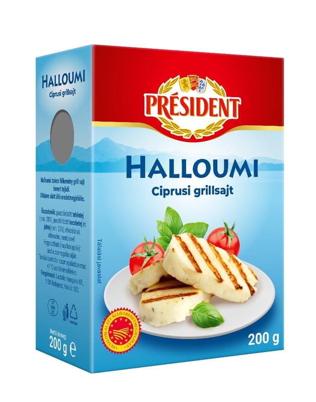 President Halloumi zsíros félkemény grill sajt