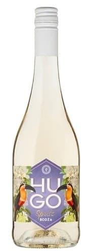 Ostorosbor Hugo Spritz bodzavirág-, lime és menta ízű, szénsavas ízesített boralapú ital 7,3%