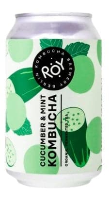 ROY KOMBUCHA Uborka és Menta ízzel