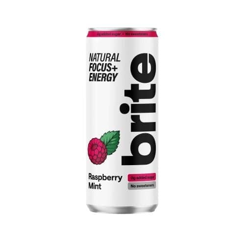 Brite Natural Energy Drink Málna menta, Energia szénsavas ital, Málna és menta