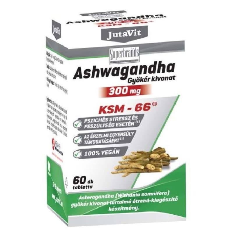 Jutavit Ashwagandha gyökér kivonat 300mg tabletta 60 db
