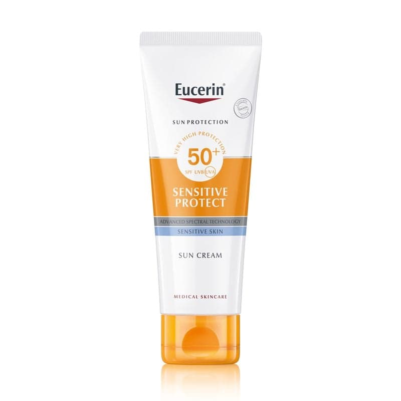 Eucerin Sun Sensitive Protect Napozó krém arcra FF50+ 50ml