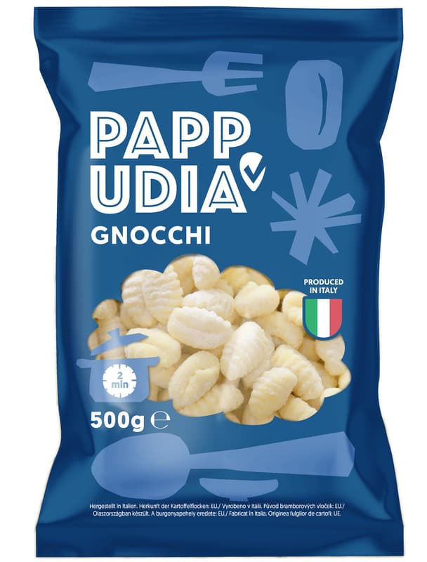 Pappudia burgonya gnocchi