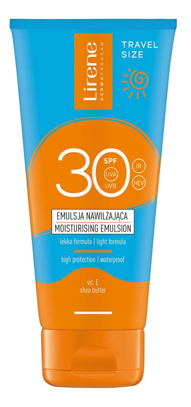 Lirene Fényvédő testápoló SPF 30, utazó kiszerelés