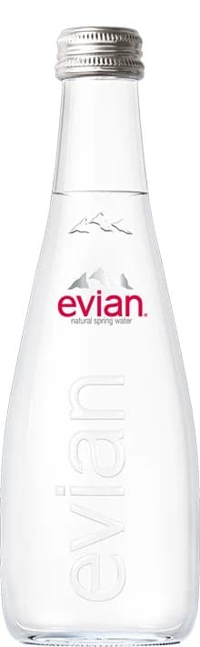 Evian üveges természetes szénsavmentes ásványvíz