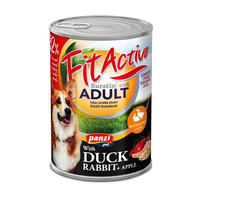 FitActive DOG 415g DUCK&RABBITwithApple