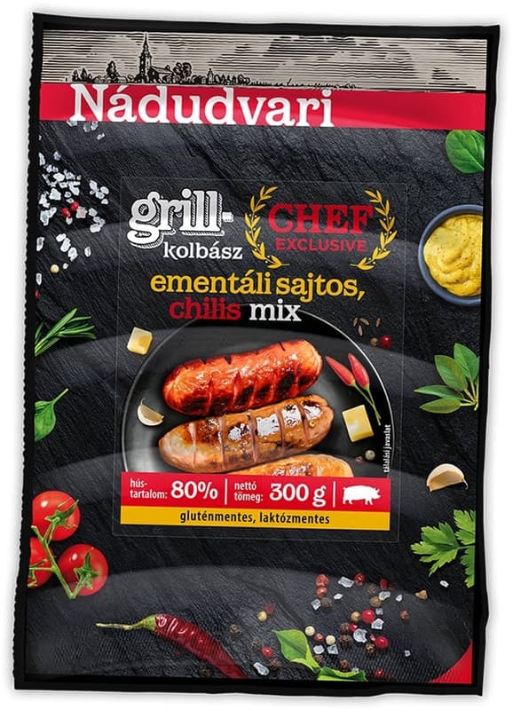Nádudvar grilled sausage mix 300g