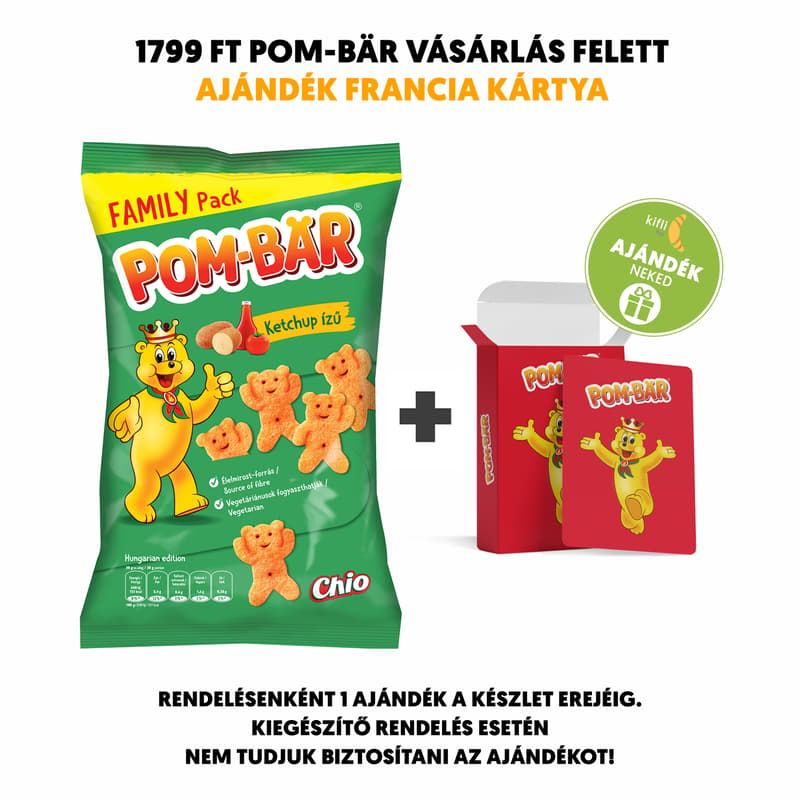 Pom-Bär Ketchup ízű burgonyasnack