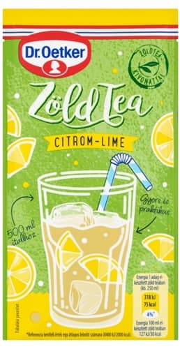 Dr. Oetker Green tea Lemon Lime 40g