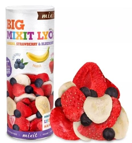 Mixit Nagy ropogós gyümölcs - Banán, eper, áfonya