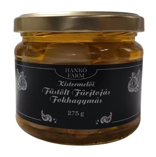 Füstölt fürjtojás üvegben- fokhagymás