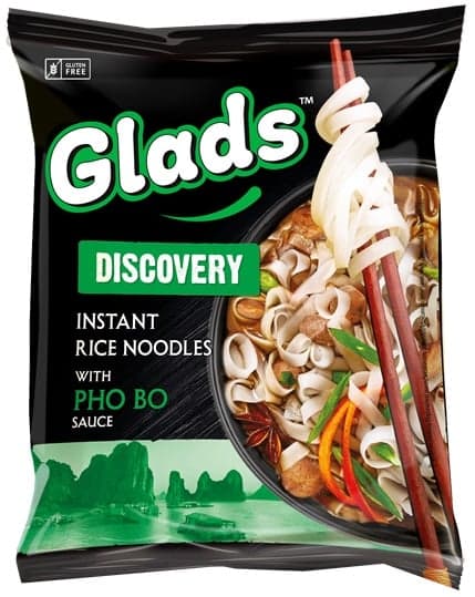 GLADS Rizstésztaleves Pho Bo-szósszal és szárított zöldségekkel