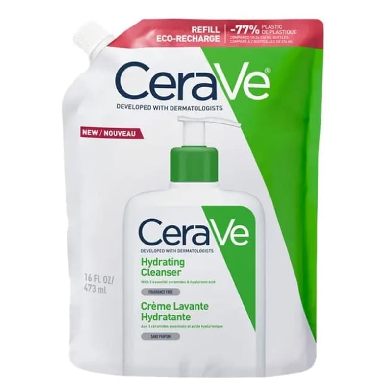 CeraVe hidratáló tisztító gél utántö arcra, testre 473ml