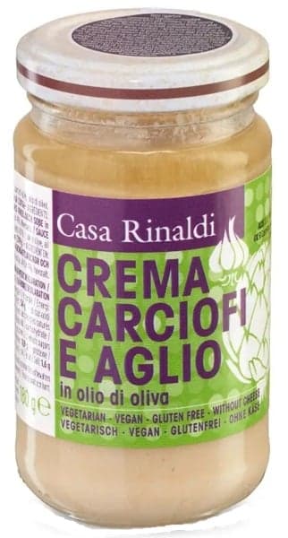 Casa Rinaldi Articsóka és fokhagyma krém olívaolajban
