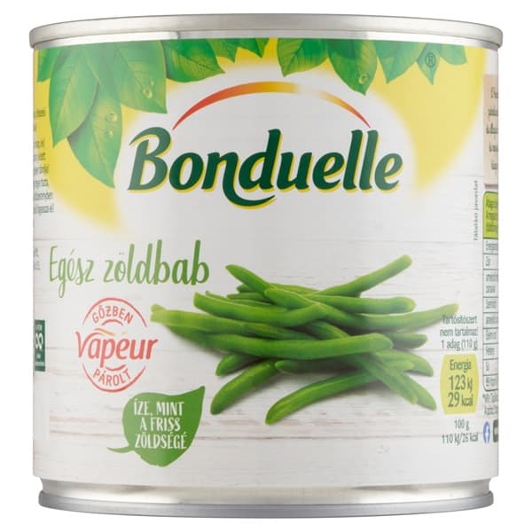 Bonduelle Vapeur egész zöldbab (295 g)