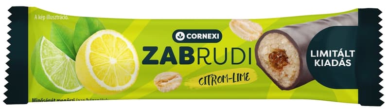 Cornexi ZabRudi Citromos-lime-os töltelékkel töltött zabrúd kakaós bevonattal