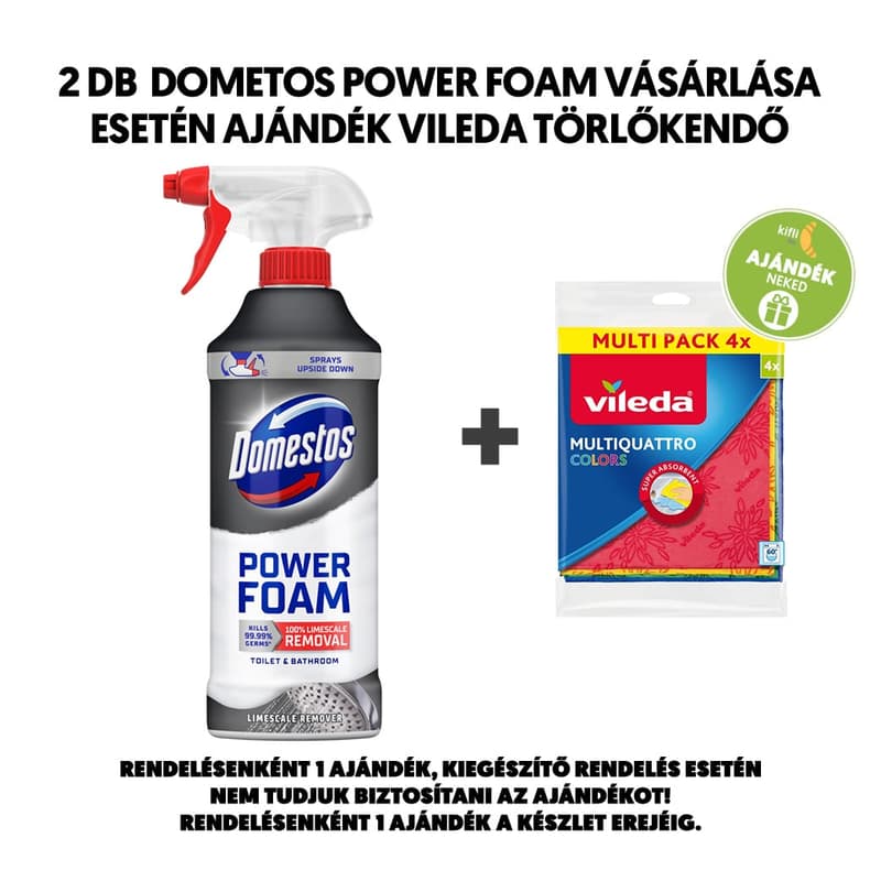 DOMESTOS POWER FOAM Limescale remover