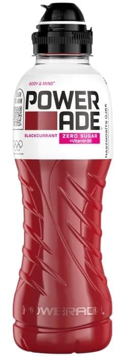 Powerade Body&Mind szénsavmentes, fekete ribizli-ízű, energiamentes üdítőital édesítőszerrel