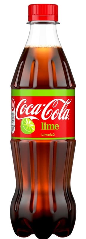 Coca-Cola Lime cola-és limeízű szénsavas üdítőital 500 ml